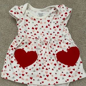 Girls 3 month Valentines Day dress